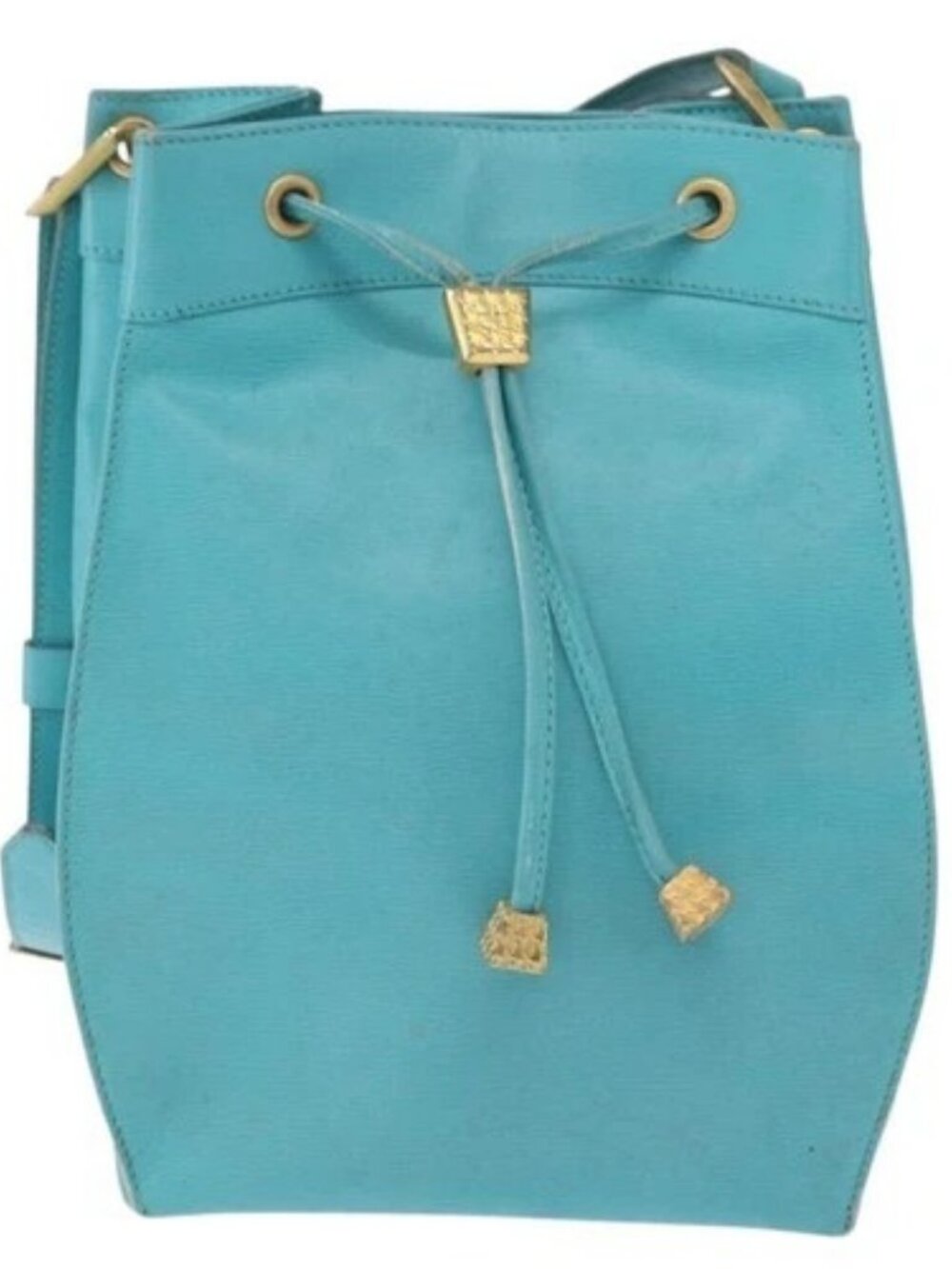 Christian Dior Shoulder Bag Leather Light Blue Auth - Picture 2 of 16